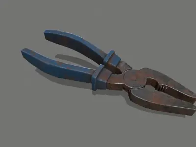 nippers pliers Low-poly 3D model purchase