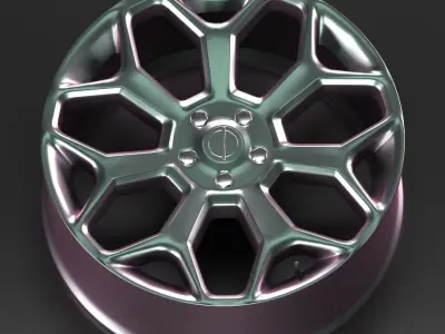 rims chrysler 300 3d model Low-poly 3D model