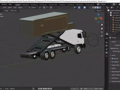Airport Catering Truck 3D print model