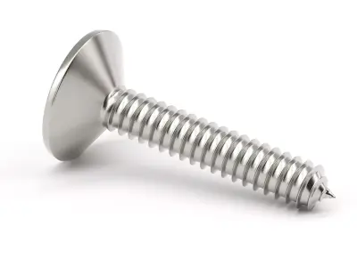 Screw - Self Tapping Flat Head Phillips 3D model