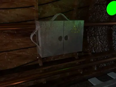 Abandoned Train Tunnel 3D model