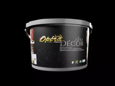 High quality Paint Bucket Small Size 3D model