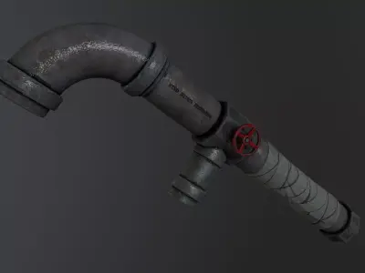Leadpipe Low-poly 3D model