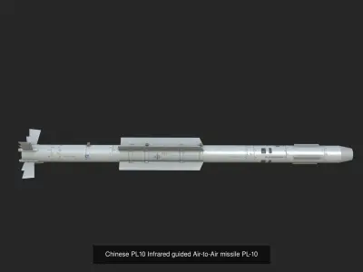 Chinese Aircraft mounting air-to-air missiles 3D Model Pack