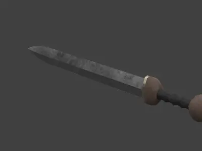 Gladius Short One-Handed Sword Low-poly 3D model