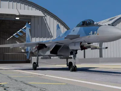 Sukhoi Su-35 3D model buy