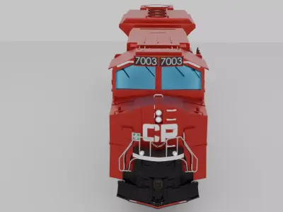 Canadian Pacific 7003 Locomotive 3D model