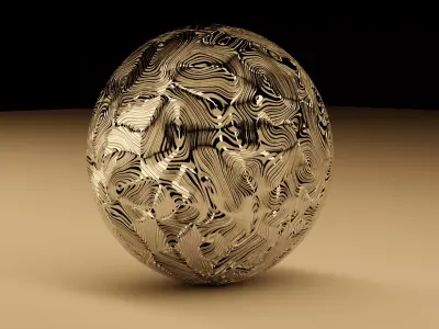 antique metal texture  3D model