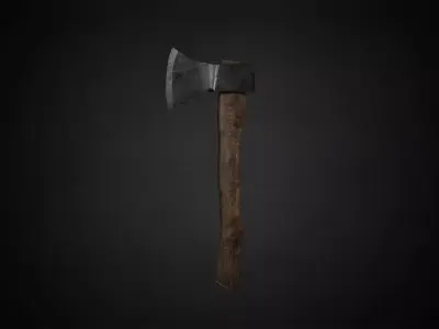 Medieval Axes Low-poly 3D model purchase