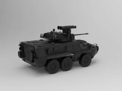 Armored Personnel Carrier 3D model purchase