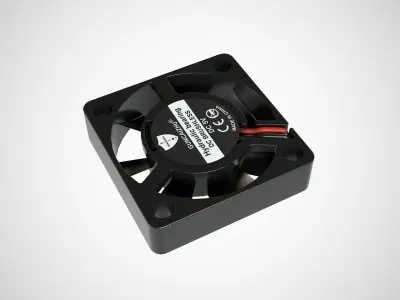 Computer fan 3D model