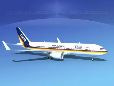 Boeing 767-300 TACA 3D model