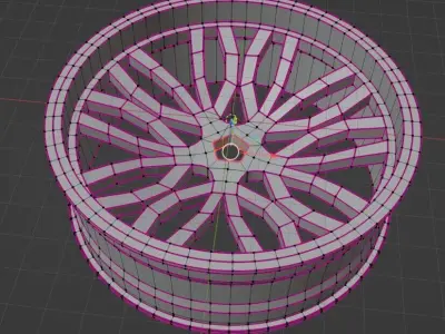 3d wheel  5 3D print model purchase