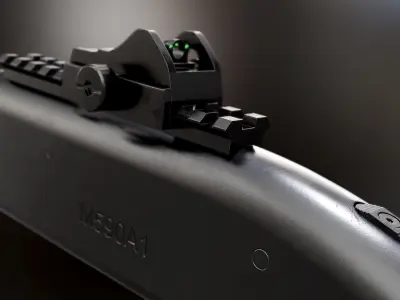 Mossberg 590A1 - Model and Textures Low-poly 3D model