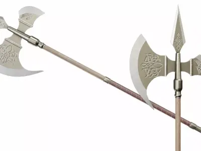 Halberd 05 3D model