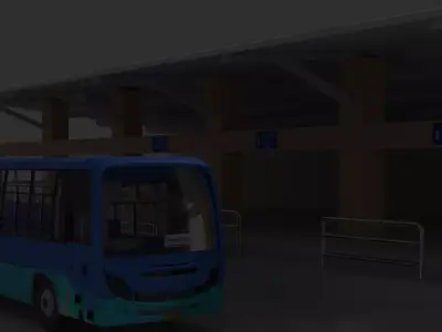 Indian bus base BS6  3D model