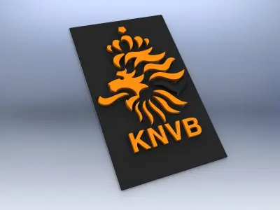 Dutch Football team Free 3D model