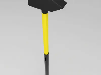 Fiberglass handle hammer 3d model   3D model