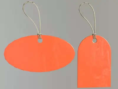 Price Tags 2 Low-poly 3D model