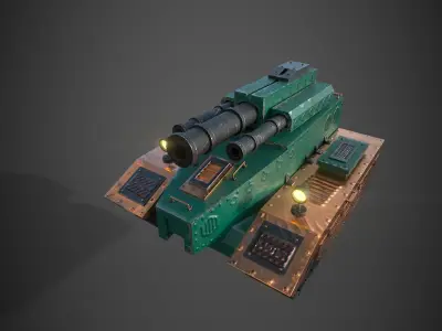 Only obg File Low-poly 3D model