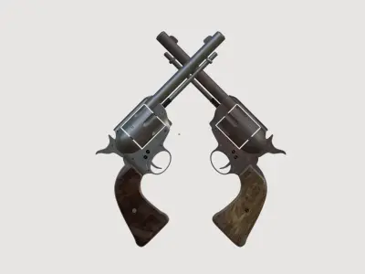 Revolver 3D model
