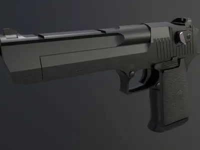 Desert eagle Low-poly 3D model buy
