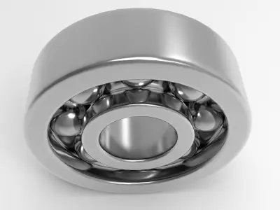 Ball Bearing  Low-poly 3D model