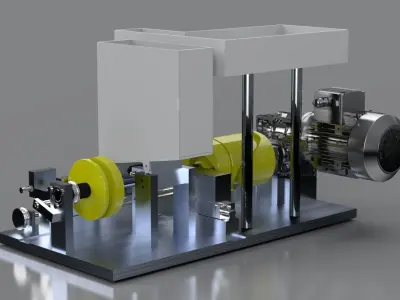 Single Drive Cigarette Rolling Machine 3D model