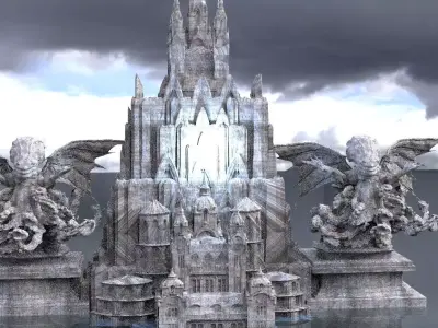 Temple of the Deep Cthulhu 2 3D model 3D model