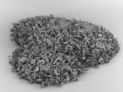 Scrap Pile 3d model  3D model