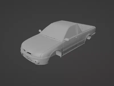 2002 Proton Jumbuck Low-poly 3D model