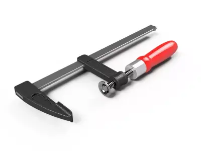 Wood vise 3D model