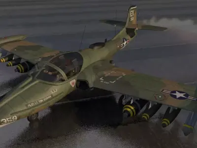 Cessna A-37B Dragonfly 3D model
