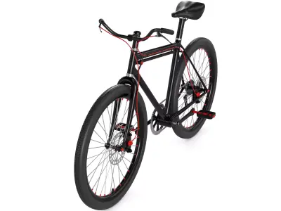 Mountain Bicycle 3D model get