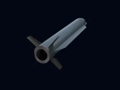 Tyrfing 3SM Missile 3D model