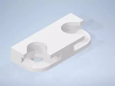 IKEA STALL Shoe Storage Hinge 110364 3D model