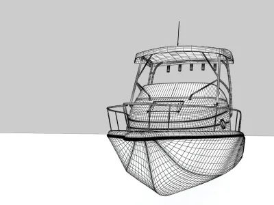 Sea boat 3D model