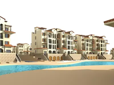 Multi Residential 3D model shop
