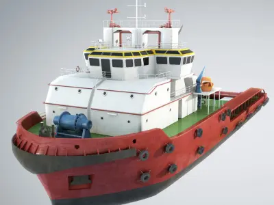 KVP Multi Purpose Offshore Vessel 3D model