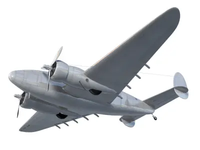 Lockheed L-14 Super Electra 3D model