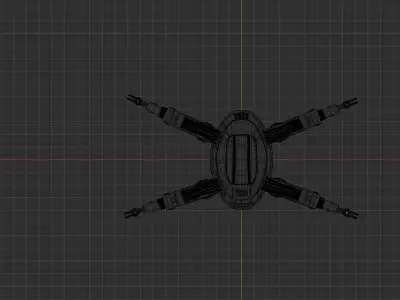Sci-Fi Spider 3D model