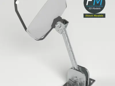 Satellite dish 2 3D model purchase