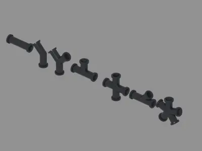 Pipes 3D model