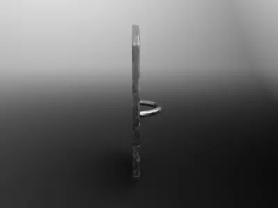 Medieval Wooden Shield Low-poly 3D model