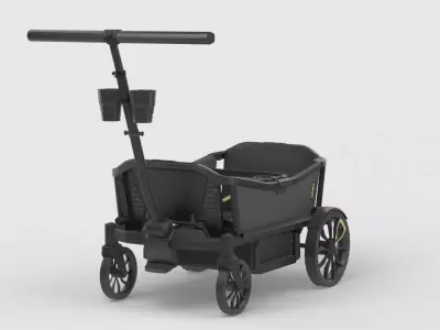 Baby stroller 3D model 3D model 24