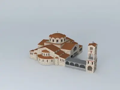 SAINT ATHANASIOS Free 3D model