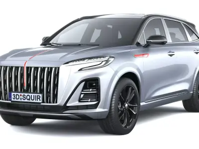 Hongqi HS3 2026 3D model