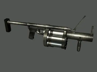 grenade launcher 3D model purchase