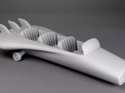 The Impossibles Heroes and Impossimobile - 1966 Hanna-Barbera 3D print model
