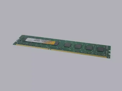 PC RAM Low-poly 3D model